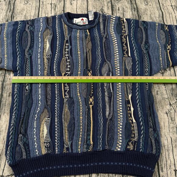 Vintage Florence Tricot 3d Sweater Coogi Style Fashion Sweater Men’s Size Large - Picture 5 of 9